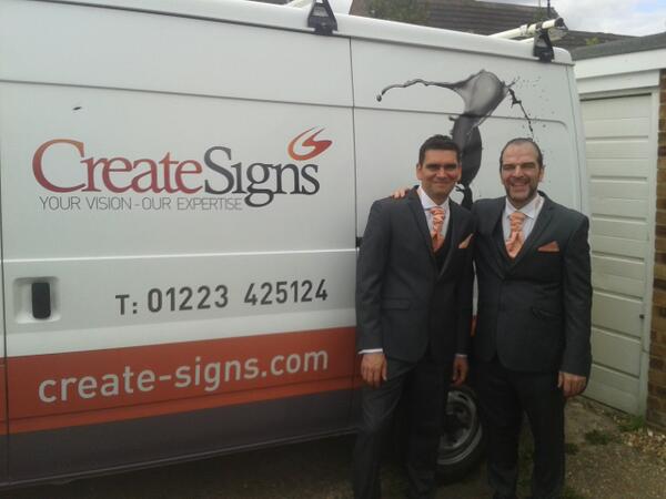 Create Signs tweet media