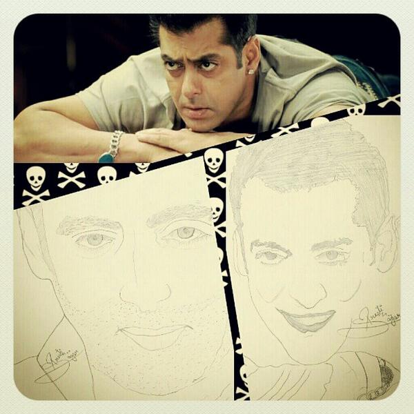 m_preets's tweet photo. . @BeingSalmanKhan pls do have a look... made it for you :) http://t.co/Xqd336z4iA