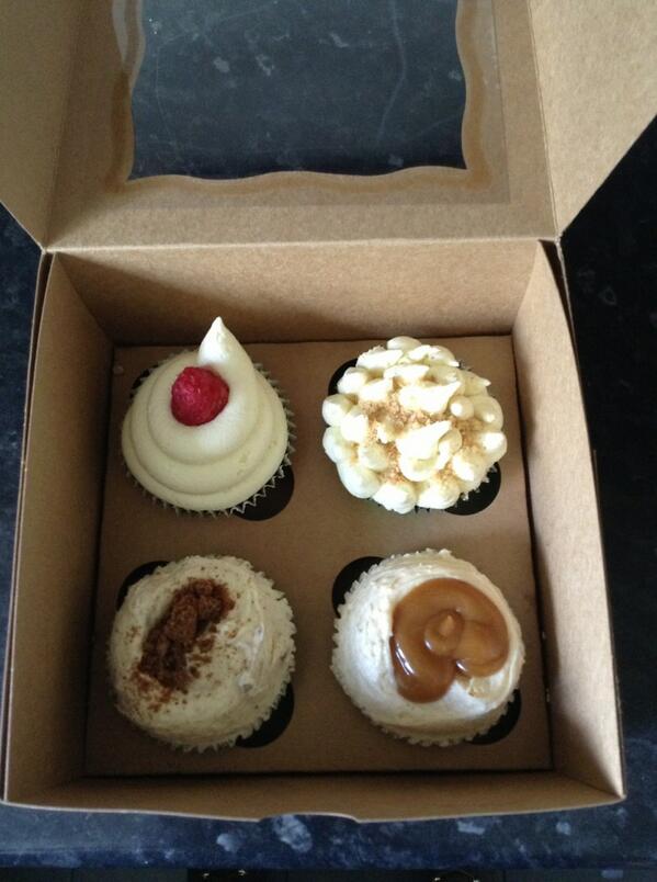 @CupCakeCardiff - Caramel Salted,Key Lime,Cookies & Cream,Raspberry Compote were my favourites today #cupcakemasters