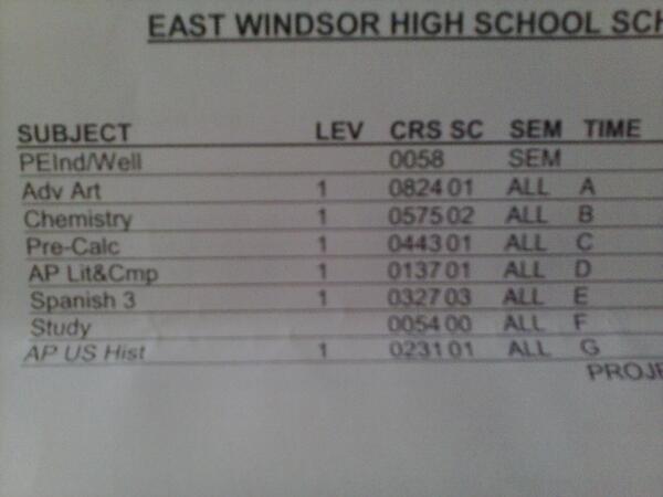 Mikaela_Amelia's tweet image. Three years later and they still messed up my schedule #everyear