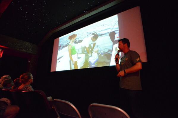 paultaggartfoto's tweet photo. @ocearch @ChrisOCEARCH  speaks to full house at the starlight in #Nantucket #ExpeditionCapeCod #sharks365 http://t.co/60P4u8JYzH
