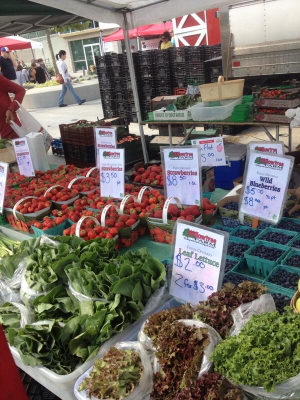 Amazing looking produce at the Newmarket Farmers Market!