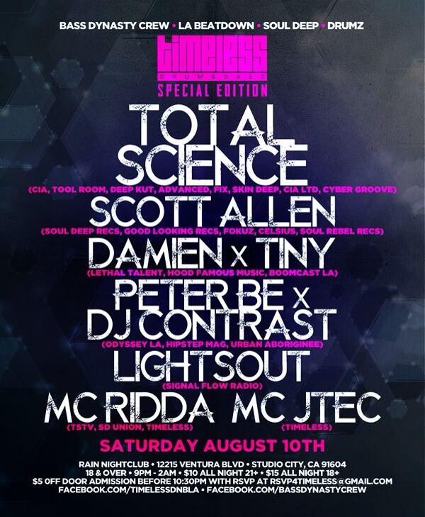 MC Ridda (@mcridda) on Twitter photo <a href="/TimelessDNB/">Timeless DNB</a> is going to big tonight!! <a href="/totalscience/">Totalscience</a> <a href="/deejaytiny/">Lee Casady</a> @damiendnb <a href="/JohnnyJtec/">Johnny Mendoza</a> @solomonbaldeo <a href="/dipvertigo/">Jeremy Eichberg</a> <a href="/TimelessDNB/">Timeless DNB</a> is going to big tonight!! <a href="/totalscience/">Totalscience</a> <a href="/deejaytiny/">Lee Casady</a> @damiendnb <a href="/JohnnyJtec/">Johnny Mendoza</a> @solomonbaldeo <a href="/dipvertigo/">Jeremy Eichberg</a>
