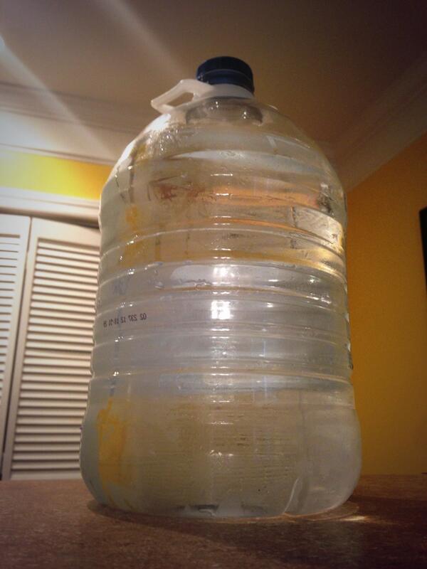 rwest80's tweet image. Workout complete. #6miles #startexp Stopped for the largest water bottle I could find.  #dying #128oz