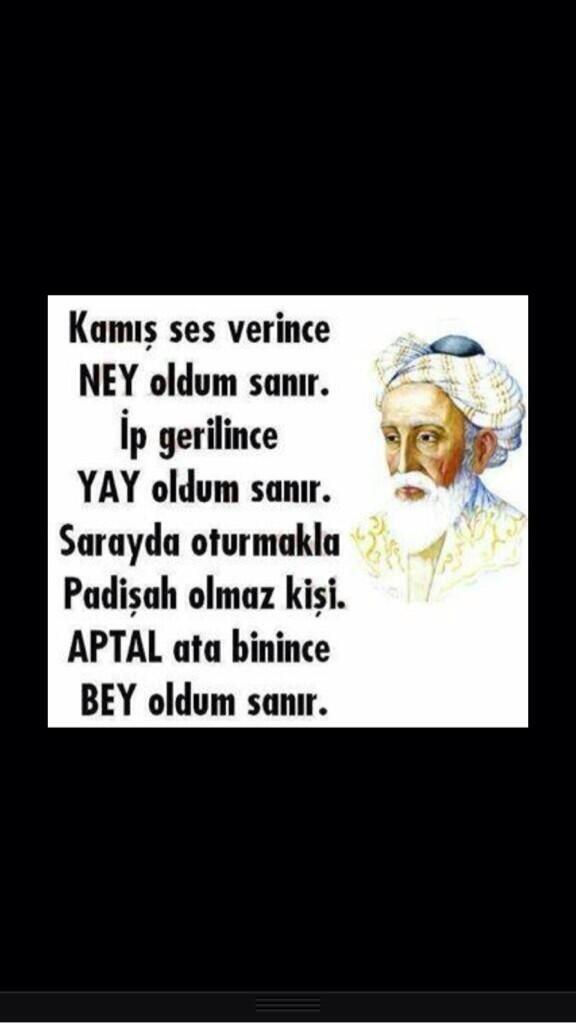 Kendini bir "ŞEY" sananlara gelsin..!