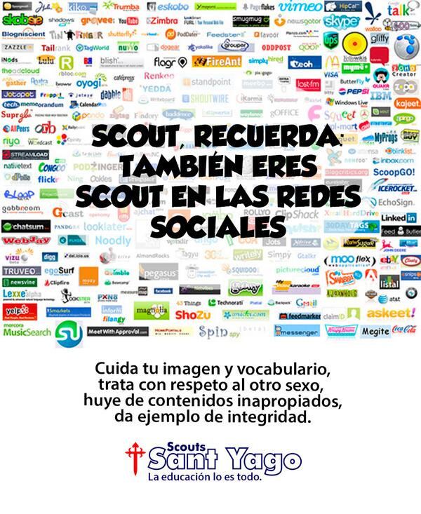 scoutssantyago's tweet photo. Seamos scouts también en las redes sociales. @ScoutsCaceres @ScoutsSopetran http://t.co/PRZOioC7l0