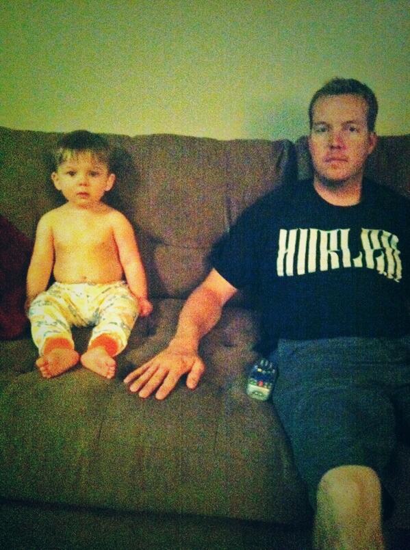 spelland's tweet image. Is @sheepsaddle &amp;amp; this little one related or what?! #sameexpression