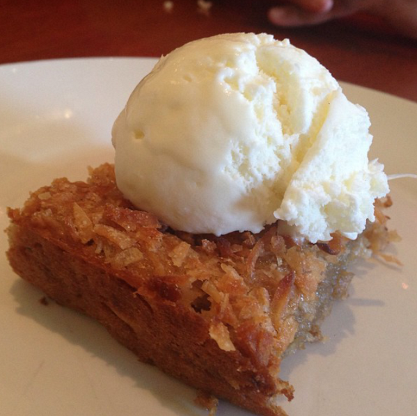 CaribFoodPorn's tweet photo. Sweet Potato Pone with Coconut Ice Cream http://t.co/OZq7XGBcei