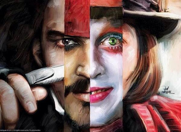 CJU91's tweet image. #johnnydepp #manyfaces #soversatile
