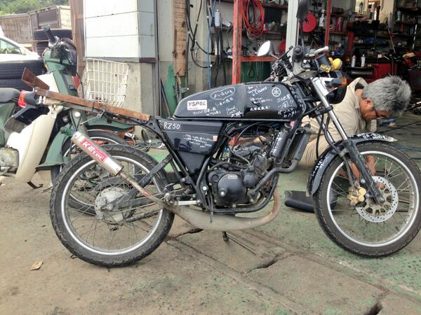 RZ50 ボアアップ カフェレーサー