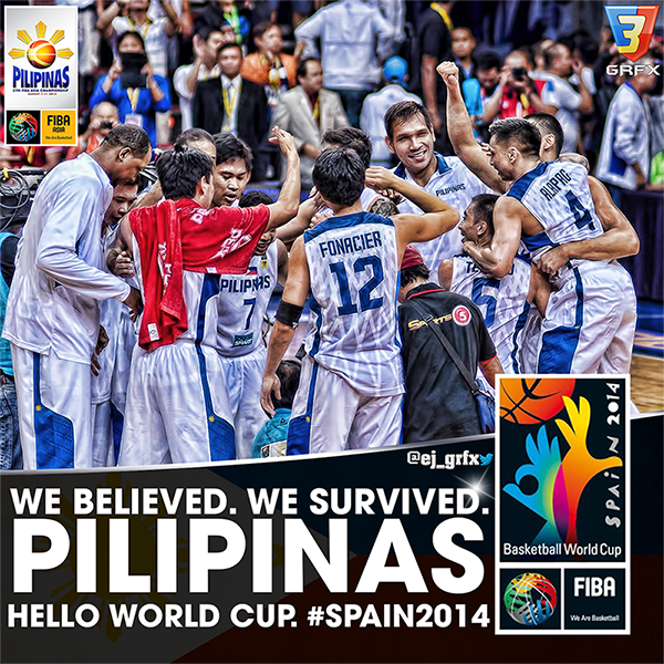 EJaeOfficial's tweet photo. #LabanPilipinas #Puso #HelloFibaWorldCup #Spain2014 http://t.co/5SckiuIvNU