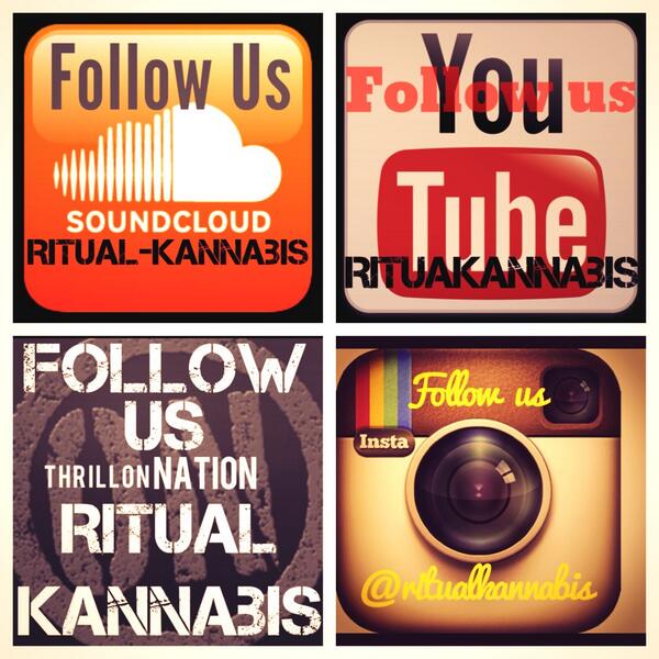 RitualKannabis's tweet image. #FollowUs @RitualKannabis #Via @SoundCloud @YouTube @Thrillon @instagram #ShareThisPage