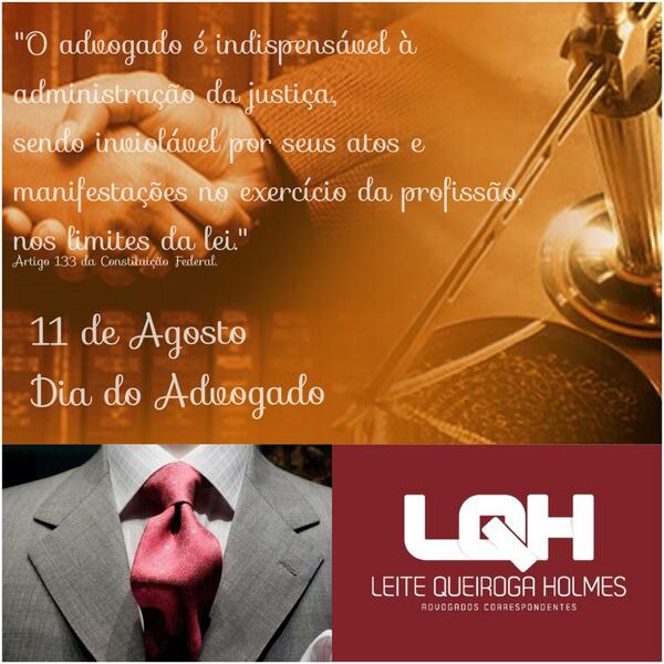 LQHAdvCorresp's tweet photo. 11 de Agosto
Dia do Advogado! http://t.co/yfpa6kmzEA