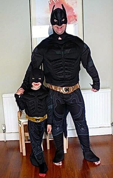 StepDad1's tweet image. O5 had a superhero party for his birthday! We made the effort! #batman &amp;amp; #batboy O5 of course went as a PowerRanger