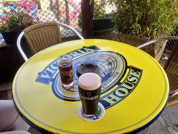 alanclooney's tweet photo. Hols, Tramore, a Pint &amp; Din in the Vic life is goodi http://t.co/X6IN2oTTnk