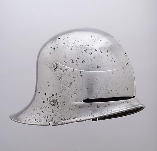 Visored Helmet, France 1475. #history #France #HistoricalWarfare