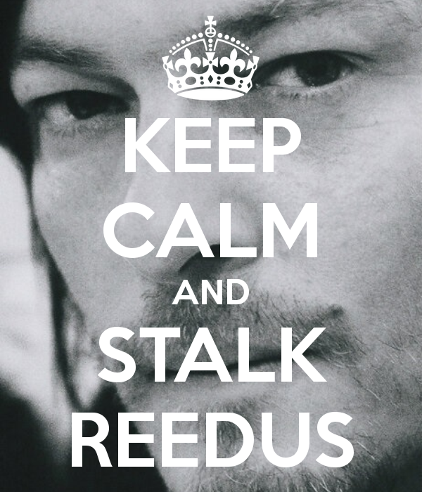 The good news? I have a vacation. The bad news? No Norman stalking. While I'm gone... Keep Calm and Stalk the Reedus!