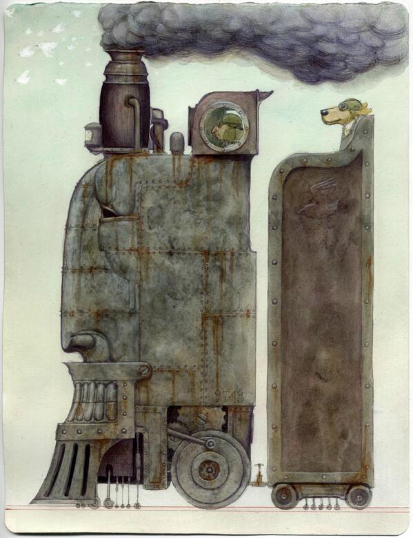 "Vertical Train To. . ."
I've been waiting to do a vertical train.