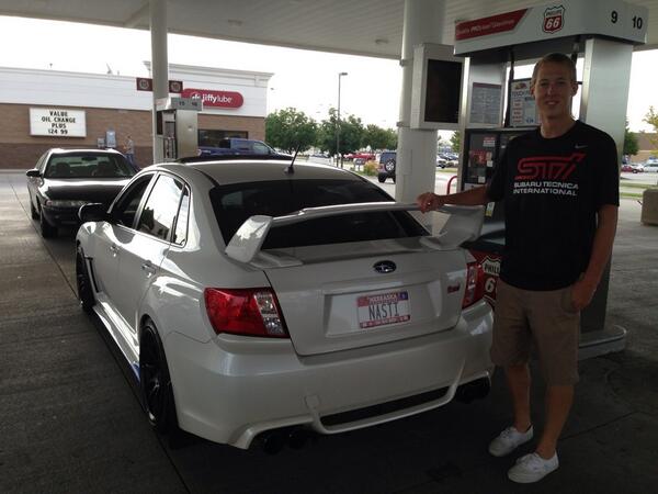 _G_naSTI's tweet photo. The STI and I now live in Tampa Florida! See you guys this winter! http://t.co/F0vO2le3B3
