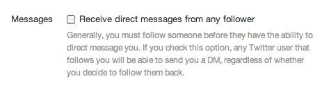 r0eland's tweet photo. #journalisttools - Twitter now allows you to receive direct messages (DM) from any follower. (great for scoops) http://t.co/bhCq4As29Z