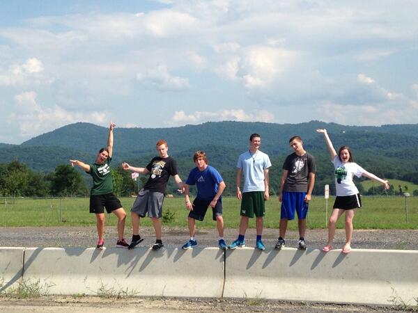 HTHS_believes's tweet image. Half way there!! #DatCrew and Ice Coffey -Bernadette Mullane