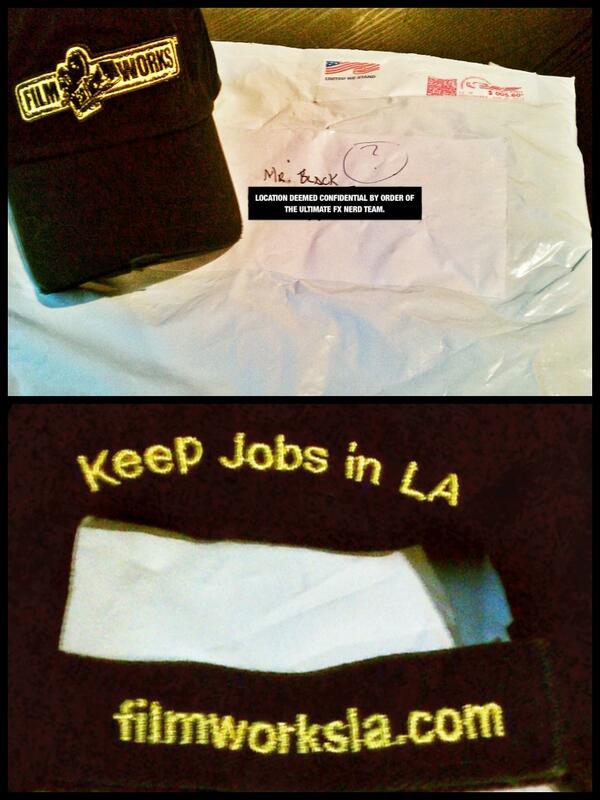ultm8fxnerdteam's tweet photo. Wow! How cool! Thx @filmworksla for the great gift! You guys are the best!! #supportfilmmaking #losangeles #makeup http://t.co/nps3hgmf0u