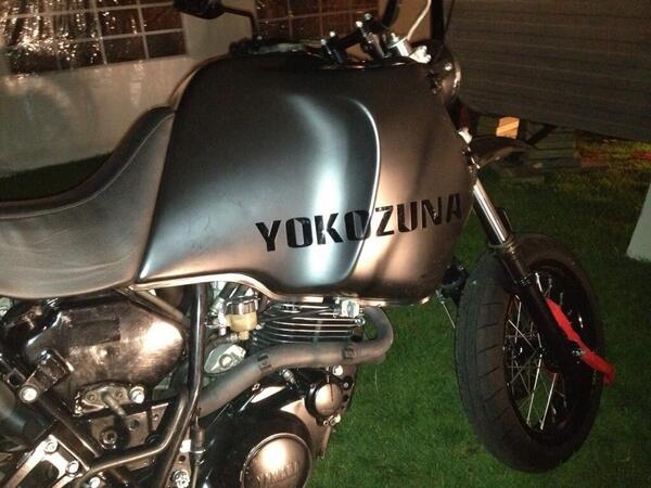 MOTOGADGETS's tweet photo. Yamaha Yokozuna by #Motogadgets http://t.co/X03k0gk5nO