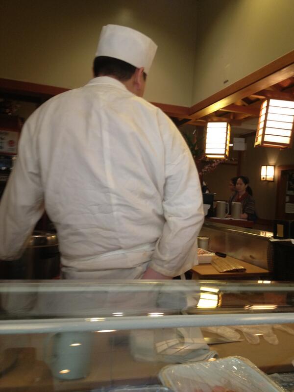 Paul Heyman on Twitter: &quot;Um, why is the sushi chef scratching his ass???  http://t.co/OfiT1OUa3t&quot; / Twitter