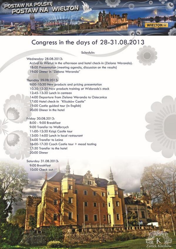 WIELTONF's tweet photo. WIELTON Dealer Meeting 2013 - 28/31 Août http://t.co/X5ILYADH7O