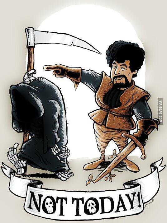 Bulhudz's tweet image. Not today! #GameOfThrones #SwordPlay #DancingLessons