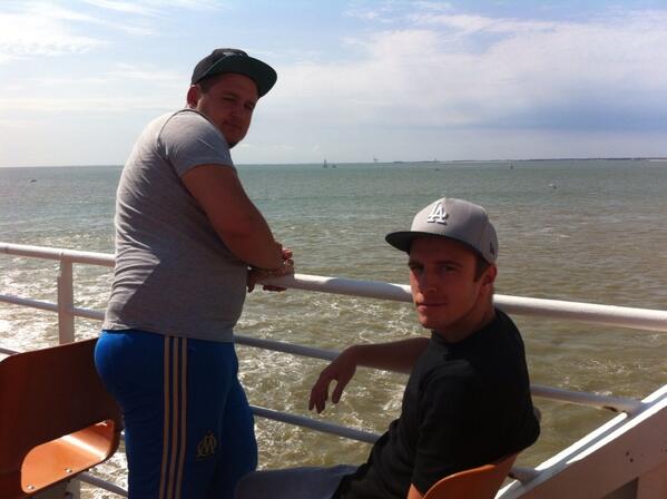 Nolwenn_Ch's tweet image. Traversée en ferry pour aller jusqu'au camping #VerdonSurMer