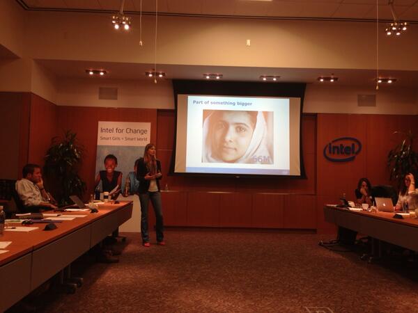 gimmemotalk's tweet image. #intelforchange summit @intel HQ #girlseducation