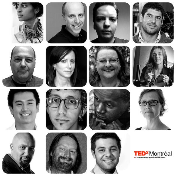 <a href="/TEDxMontreal/">TEDxMontréal</a> 2013 Speakers are out! bit.ly/15GsZhr Spread the word! ;) #TEDxmontreal #TED
