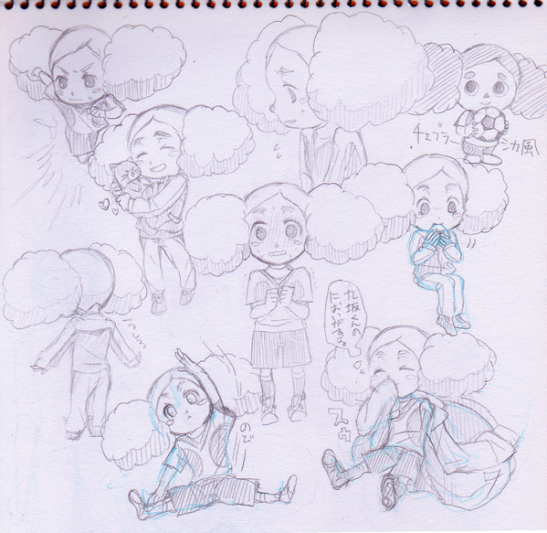 スケブいっぱいに好葉ちゃん描くつもりだったんだけど疲れちゃっt… 