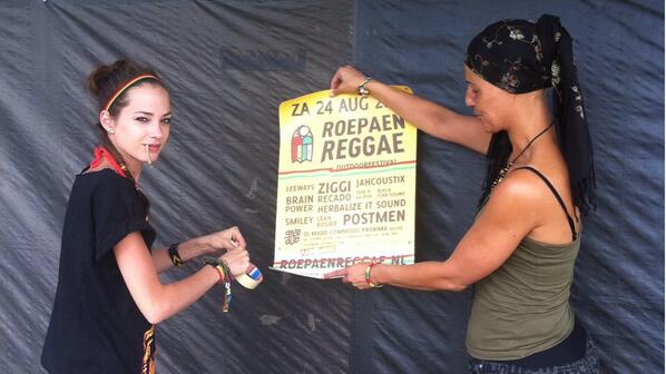 LeahRosier's tweet photo. Spreading the word 'bout @RoepaenReggae !! #reggae #festival http://t.co/TfmUKN6uiE
