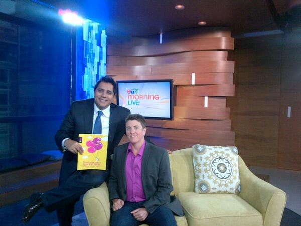 AamerHaleem's tweet image. Check out @queerfilmfest this weekend! Thx #DrewDennis for telling @CTVMorningLive all about it! @ann_luu #festies