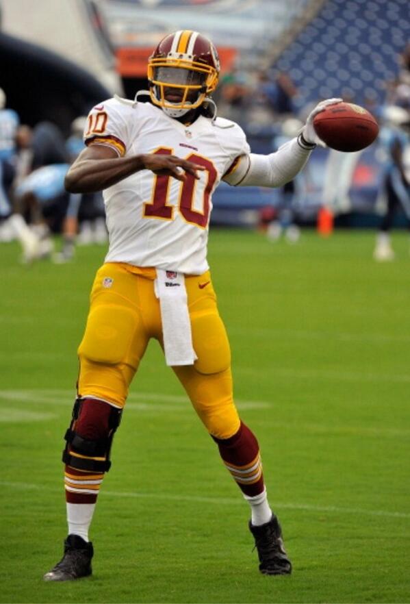 Commanders's tweet photo. Yeah, why not? “@ESPNNFL: Is this the @Redskins secret plan for @RGIII this year? #LeftHandedQB --> http://t.co/TCXjYIUbTh”