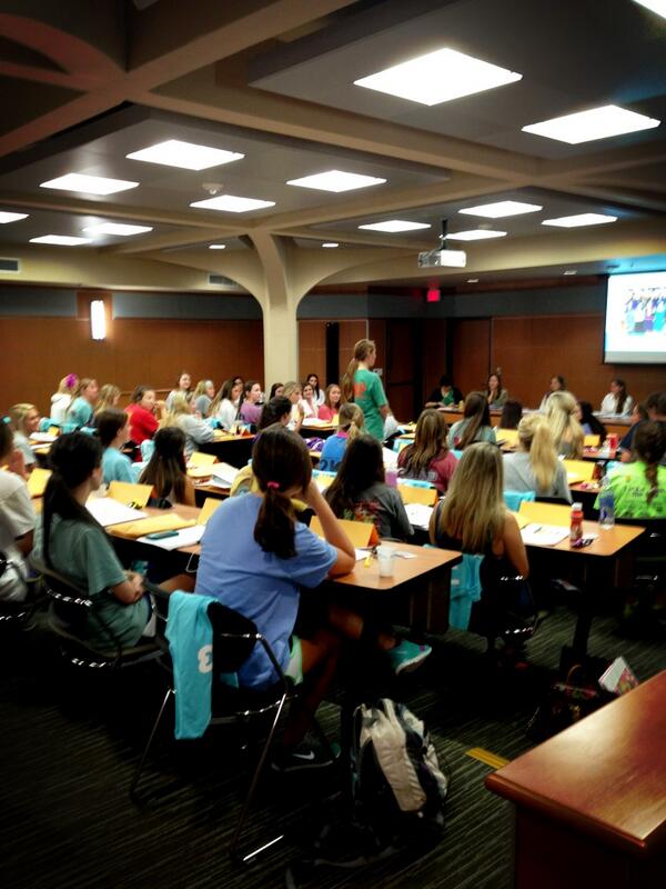 Our Gamma Chi's are so excited to start training week! We can't wait for  the first day of Recruitment!