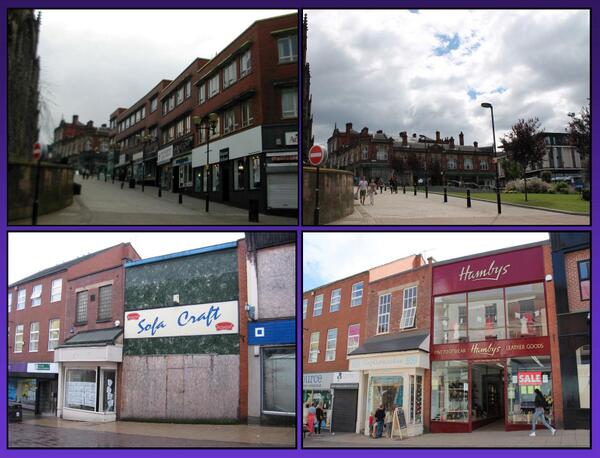 RMBCPress's tweet photo. Two small examples of how #Rotherham has changed in the past few years, in these before-and-after shots of the town. http://t.co/QnpVfIcQjP