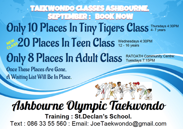 MeathEcho's tweet photo. Classes In Ashbourne From September : Book Now. http://t.co/uHmwsBFEWz