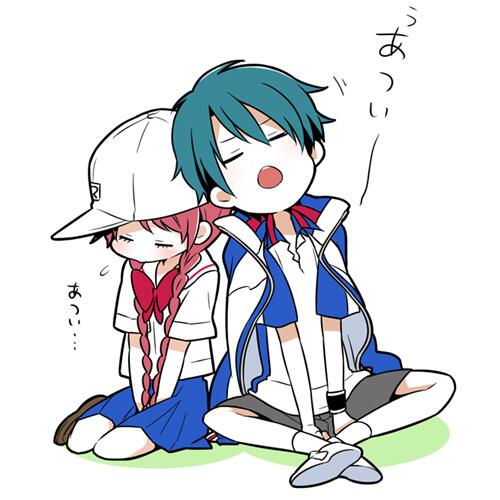 「暑い日のリョ桜 」|あんこのイラスト