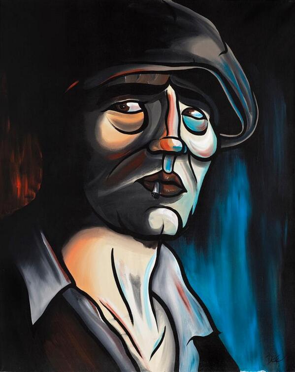 'The Sloper' 30" x 24"