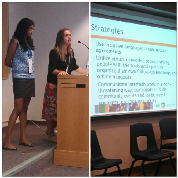 NAINInterfaith's tweet photo. @krithika &amp; @stalcott_uri speak on #Interfaith #Youth Engagement by @URINorthAmerica &amp; @global_uri at #NAINConnect http://t.co/bb6emfW0HI