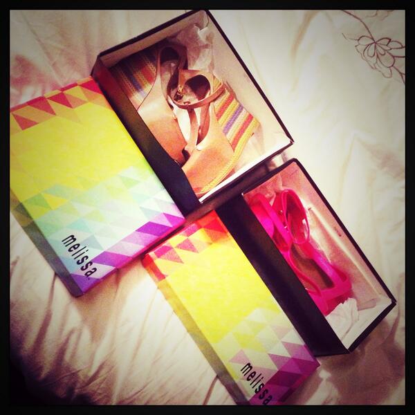 TezzaTalula's tweet photo. Best shoes ever 😜 #smelllikebubblegum http://t.co/aaQLrujlVQ