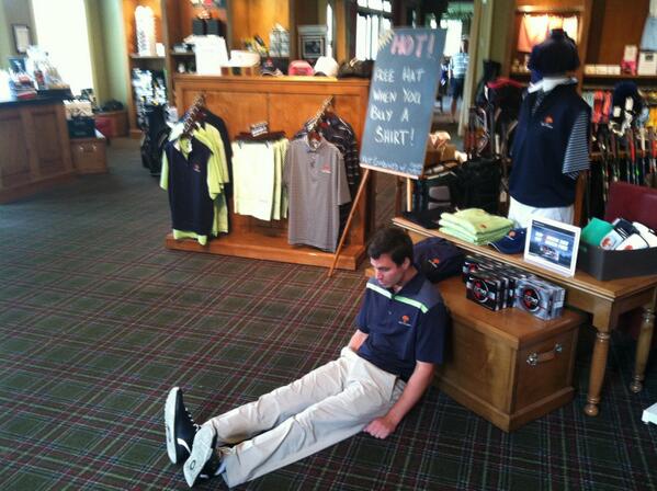 EricMatula11's tweet photo. Just celebrating Duf's win at work today #Dufnering http://t.co/rcm1Wedcb0