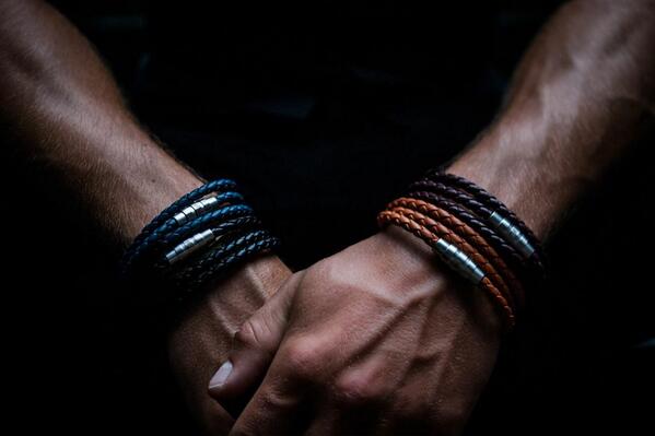 Porsche Design 'Grooves' Bracelet | Braided leather bracelet men, Mens  woven bracelets, Bracelets for men