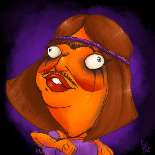 ScribbleNetty's tweet photo. @pewdiepie "Ms. #FABULOUS Gonzalitas" xD I had to draw ..um.."her"(?) xDD http://t.co/UtBUt3cKNr
