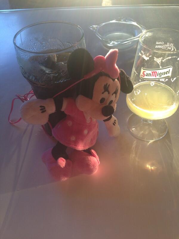 michellewheaver's tweet photo. #minnie living it up in Ibiza :) x http://t.co/SNJpwFAMLf