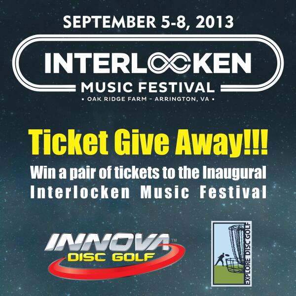 Win Tickets to @interlockenfest from @InnovaDiscs! #DiscGolf #Music #Giveaway http://www.innovadiscs.com/home/597-interlocken-ticket-giveaway.html …
