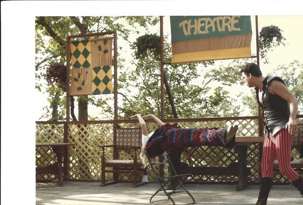 pennjillette's tweet image. Hey, here's another picture of me you can make fun of.   This is the Minnesota Renaissance Festival, when I was young